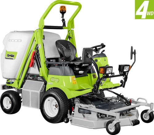 GRILLO magas ürítésű frontkaszás fűnyíró traktor FD 900 4WD ( Vágóasztallal )