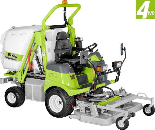 GRILLO magas ürítésű frontkaszás fűnyíró traktor FD 13.09 4WD ( Vágóasztallal )